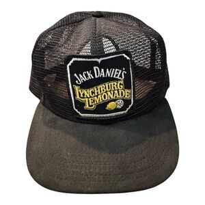 Jack Daniel's Lynchburg Lemonade Patch Black Mesh SnapBack Trucker Hat